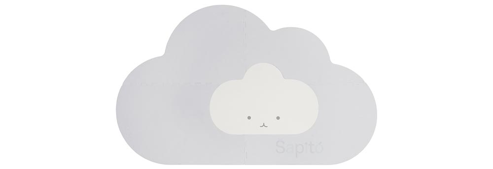 Quut Playmat S - Herní podložka Obláček – šedá